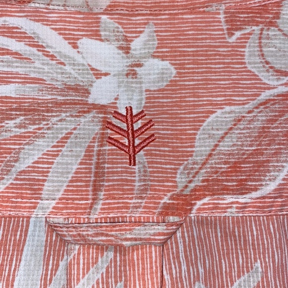 Coolibar tropical button down UPF50+ - Picture 5 of 13